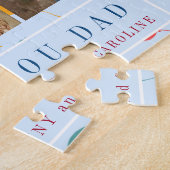 Custom Foto Collage Liebe Papa Vatertag Geschenk Puzzle (Seite)