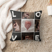 Custom Foto Collage LIEBE Pillow - Personalisiert Kissen (Decke)