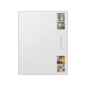 Custom Foto Collage "Name's Posse" Niedlich Notizblock (Rotiert)