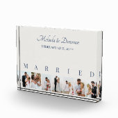 Custom Foto Collage Off White 7 Picture Wedding (Rechts)