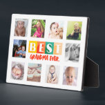 Custom Foto Collage Oma Geschenke Personalisiert Fotoplatte<br><div class="desc">Custom Foto Collage Oma Geschenke Personalisiert</div>