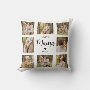 Custom Foto Collage Pillow für Mama Personalisiert Kissen