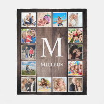Custom Foto Collage Rustic Bauernfamilie