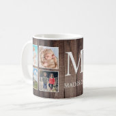 Custom Foto Collage Rustic Bauernfamilie Kaffeetasse (Vorderseite Links)