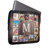 Custom Foto Collage Rustic Bauernfamilie Laptopschutzhülle (Vorne Rechts)
