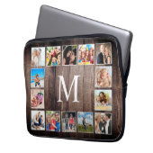 Custom Foto Collage Rustic Bauernfamilie Laptopschutzhülle (Vorderseite Links)
