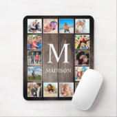 Custom Foto Collage Rustic Bauernfamilie Mousepad (Mit Mouse)