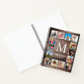 Custom Foto Collage Rustic Bauernfamilie Notizblock (Innenseite)