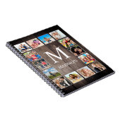 Custom Foto Collage Rustic Bauernfamilie Notizblock (Rechte Seite)