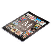 Custom Foto Collage Rustic Bauernfamilie Notizblock (Linke Seite)