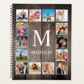 Custom Foto Collage Rustic Bauernfamilie Planer (Vorderseite)