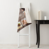 Custom Foto Collage Rustic Bauernfamilie Sherpadecke (Beispiel)