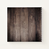 Custom Foto Collage Rustic Farmhouse Love Family Notizblock (Rückseite)