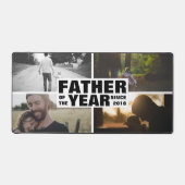 Custom Foto Collage Vater des Jahres Vatertag Schreibtischunterlage (Vorderseite)