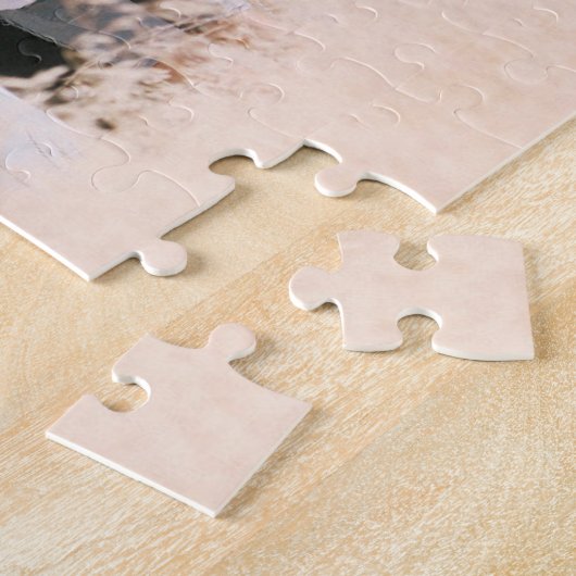 Custom Foto Collage Wedding Puzzle (Seite)