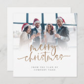 Custom Foto Company Script Frohe Weihnachten (Vorne/Hinten)