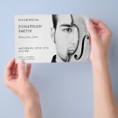 Custom Foto Concert Werbeaktion Senior Erwägungsgr Flyer (Handgriff)