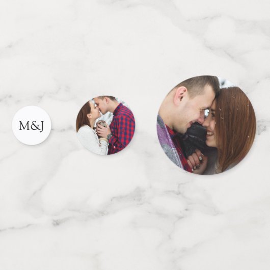 Custom Foto Confetti Konfetti (Vorderseiten)