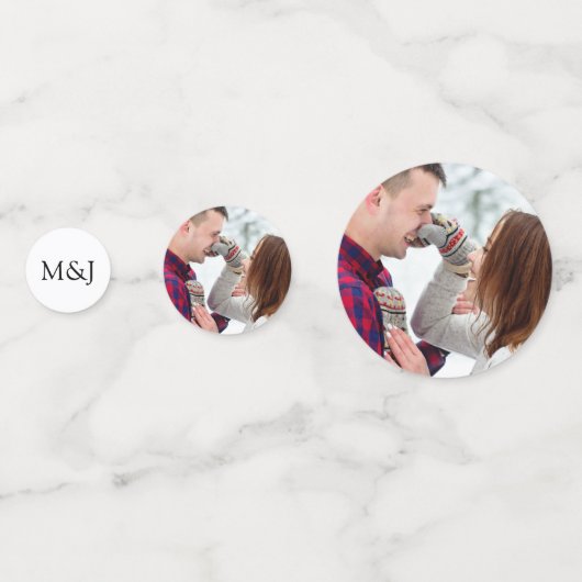 Custom Foto Confetti Konfetti (Rückseiten)