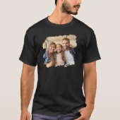 Custom Foto Cool Grunge Trendy Stylish T-Shirt (Vorderseite)