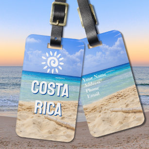 Custom Foto Costa Rica Gepäckanhänger