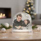 Custom Foto Couple Personalisiert Weihnachten Schneekugeln