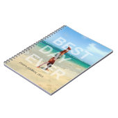 Custom Foto Cover BEST DAY JE moderne Zeitschrift Notizblock (Linke Seite)