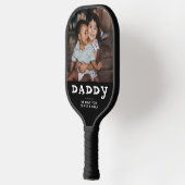 Custom Foto Daddy Black Pickleball Paddle (Links)