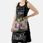 Custom Foto daddy Quote Skript Väter Tagesgeschenk Schürze (InSitu)