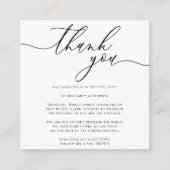 Custom Foto Danke Mini Begleitkarte (Vorderseite)