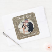 Custom Foto Danke Stickers (Umschlag)