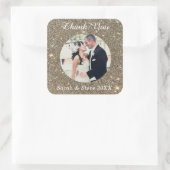 Custom Foto Danke Stickers (Tasche)