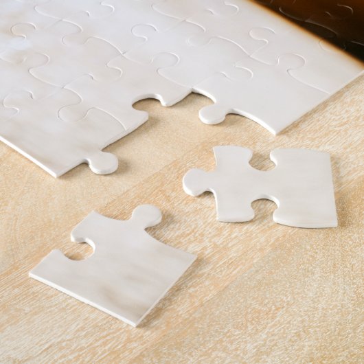 Custom Foto & Date Unity Wedding Day Puzzle (Seite)