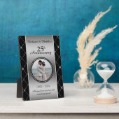 Custom Foto Diamonds Anniversary Plaque Fotoplatte (Seite)