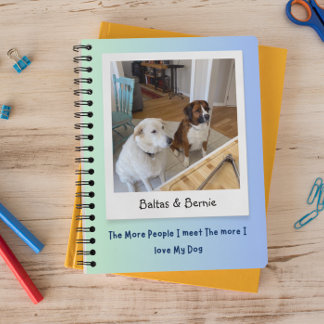 Custom Foto Dog Geschenk Personalisiert Notizblock