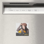Custom Foto dunkelgraue Klasse der Schule Abschlus Magnet (In Situ (Geschirrspüler))