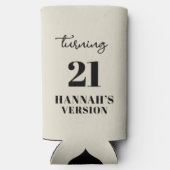 Custom Foto Eras Geburtstagsparty Selters Dosenkühler (Rückseite)