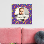 Custom Foto Erste Weihnachtsgeschenke für Tochter Leinwanddruck (Insitu (Wohnzimmer))