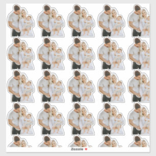 Custom Foto Face Die Schneiden Vinyl wasserdicht G Aufkleber