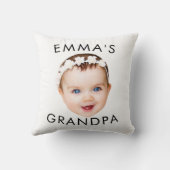 Custom Foto Face Mama Oma Opa Geburtstag Kissen (Rückseite)