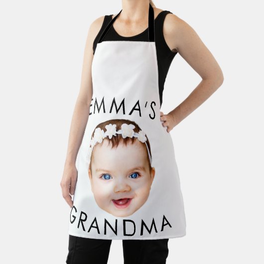 Custom Foto Face Mama Oma Opa Geburtstag Schürze (InSitu)