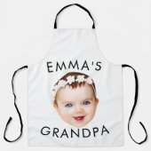 Custom Foto Face Mama Oma Opa Geburtstag Schürze (Vorderseite)