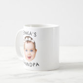 Custom Foto Face Tasse Mama Oma Opa Geburtstag (Vorderseite Links)