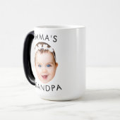 Custom Foto Face Tasse Mama Oma Opa Geburtstag (Vorderseite Links)