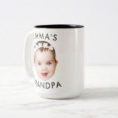 Custom Foto Face Tasse Mama Oma Opa Geburtstag (Vorderseite Links)
