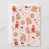 Custom Foto Family Christmas Card Einladung (Rückseite)