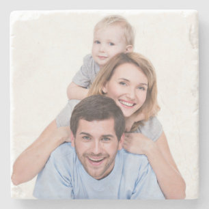 Custom Foto Family Wedding Newlyweds Paare Steinuntersetzer
