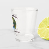 Custom Foto Fett Name Endlich 21. Geburtstag Schnapsglas (Rechts)