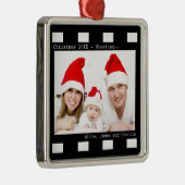 Custom Foto Film Reel Weihnachten Ornament Aus Metall (Rechts)