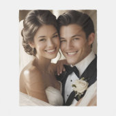 Custom Foto Fleece Blanket 1. Geburtstagsgeschenk (Vorderseite)